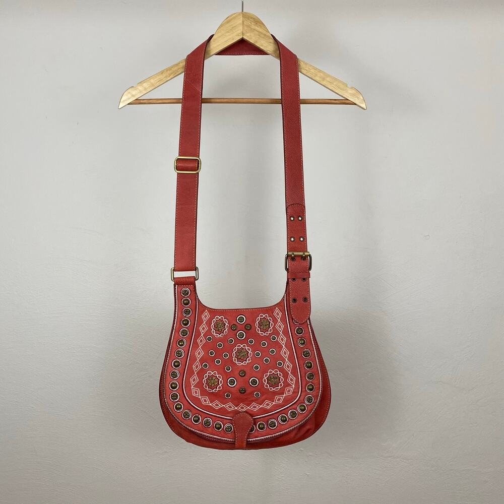 Free People Some Like It Studded Bag - Red